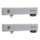 Walthers 949-2460 UPS 53' Trailer, 2-Pack