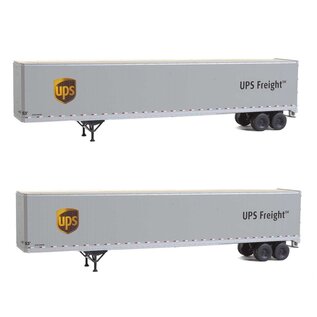 Walthers 949-2460 UPS 53' Trailer, 2-Pack