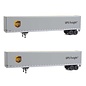 Walthers 949-2460 UPS 53' Trailer, 2-Pack