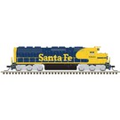 Atlas N 40005999 Santa Fe SD45 #5509, Std DC, Silver