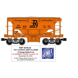 RMT 96799-49 Pennsylvania Northeastern Ballast Ore Car, Single
