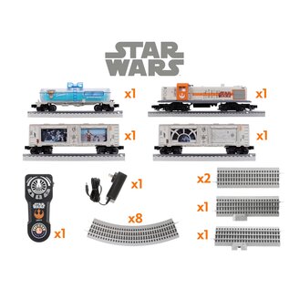 Lionel 2523040 STAR WARS Rebel RS-3 LionChief Freight Set W/Bluetooth