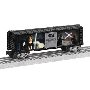 Lionel 2528260 STAR WARS Lightsaber Series Illuminated Boxcar - Darth Vader v. Obi-Wan Kenobi