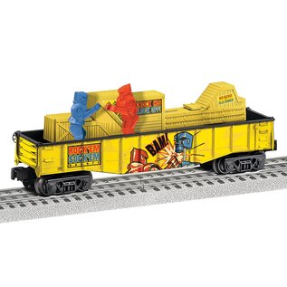 Lionel 2528840 Rock 'Em Sock 'Em Robots Chasing Gondola
