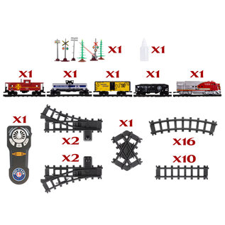 Lionel 712130  Santa Fe Flyer Freight Battery Operated O-Gauge Train Set