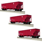 Lionel 2542265 Conrail 4-Bay Hopper 3 Pack B