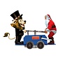 Lionel 2535010 Lenny & Santa Handcar- Blue