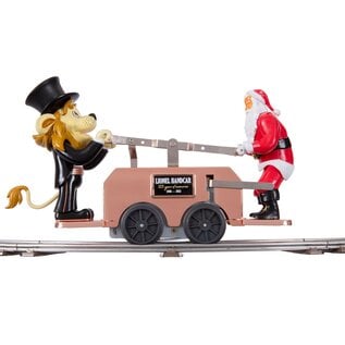 Lionel 2535160 Lenny & Santa Handcar- Bronze