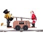 Lionel 2535160 Lenny & Santa Handcar- Bronze