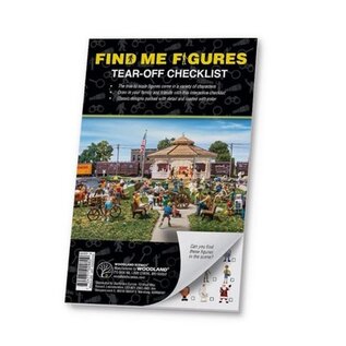 Woodland Scenics A2875 Find Me Figures Checklist Tablet