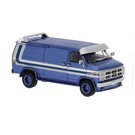 brekina 18253 GMC Vandura Cargo Van, Blue