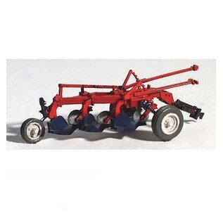 GHQ 60003 3-Bottom Plow Farm Machinery Unpainted Metal Kit