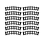 Lionel 712138 Lionel Battery O-Gauge Curve Track, 12Pcs