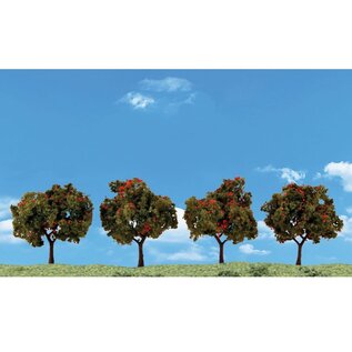 Woodland Scenics TR3591 Apple Trees, 2" - 3", 4Pcs