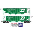 RMT 66228 Burlington Northern 70 Ton 3-Bay Hopper Car