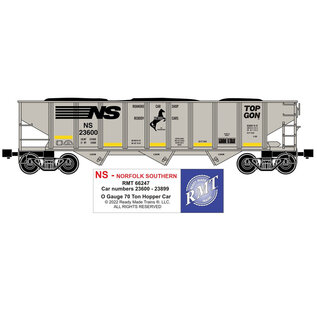 RMT 66247 NS 70 Ton 3-Bay Hopper Car