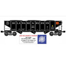 RMT 66256 Delaware & Hudson 70 Ton 3-Bay Hopper Car