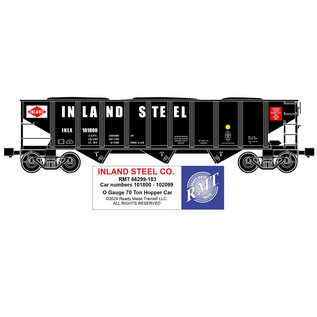 RMT 66299183 Inland Steel 70 Ton 3-Bay Hopper Car