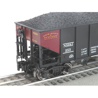 RMT 66299-48-3 New Hope & Ivyland 70 Ton 3-Bay Hopper Car 3-Pack