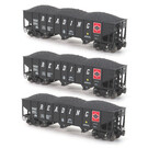 RMT 66220-3  Reading 70 Ton 3-Bay Hopper Car 3-Pack