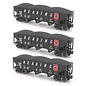 RMT 66220-3  Reading 70 Ton 3-Bay Hopper Car 3-Pack