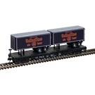 Atlas 50006503 50' Flat Car w/2 Trailers Ballantine, EL #7394
