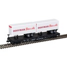 Atlas 50006507 50' Flat Car w/2 Trailers Hoffman, CNJ #301