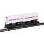 Atlas 50006508 50' Flat Car w/2 Trailers Hoffman, CNJ #307