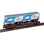 Atlas 50006513 50' Flat Car w/2 Trailers Rainier, GN #60202