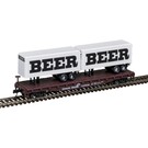 Atlas 50006517 50' Flat Car w/2 Trailers Beer, Conrail #700830