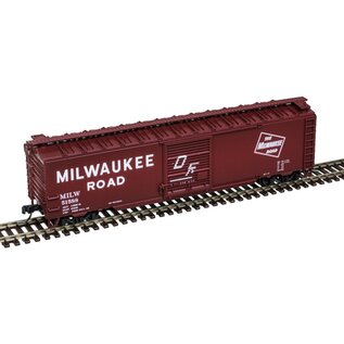 Atlas 50006917 50' Single Door Box Car Milwaukee Road #51588