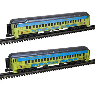 Atlas 3001773B Heavyweight Strates Shows Blue Train, 2 Car Set