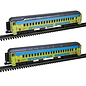 Atlas 3001773B Heavyweight Strates Shows Blue Train, 2 Car Set