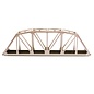 Atlas 593 Code 83, 18" Through-Truss Bridge, Black