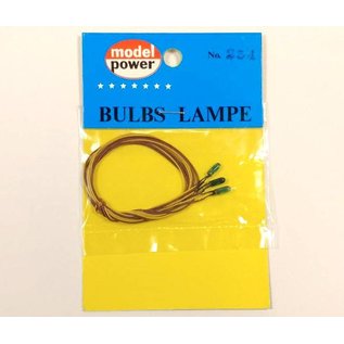 Model Power 254 14V Grain of Rice Green Bulb, 3pcs.