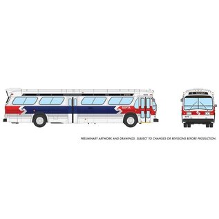 Rapido 753162 SEPTA #4278 GM Fishbowl Bus, HO scale