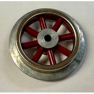 #33R Bowser Wheel Standard Gauge, Plain, Red