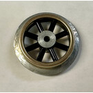 #33B Bowser Wheel Standard Gauge, Plain, Black