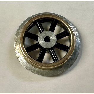 #33B Bowser Wheel Standard Gauge, Plain, Black