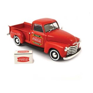 Atlas 820066 1953 Chevy Coca-Cola Pickup w/Cooler, 1/43