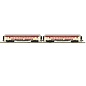 Atlas 3001772B Heavyweight Strates Shows Red Train, 2 Car Set