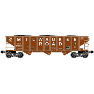 RMT 66216 Milwaukee Rd 70 Ton 3-Bay Hopper Car