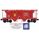 RMT 86309 Atomic Energy 2 Bay 34Ft PS-2 Covered Hopper