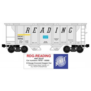 RMT 86320 Reading (Gray) 2 Bay 34Ft PS-2 Covered Hopper