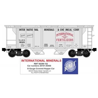 RMT 86399-102 International Minerals 2 Bay 34Ft PS-2 Covered Hopper