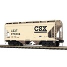 Atlas 3001889 CSX 2-Bay Centerflow Hopper (Tan/Black)