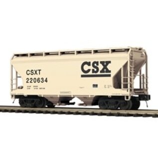Atlas 3001889 CSX 2-Bay Centerflow Hopper (Tan/Black)