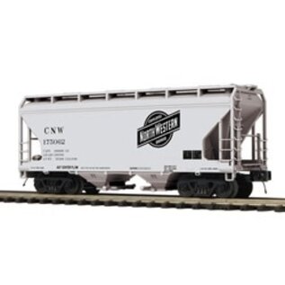Atlas 3001893 Chicago & Northwestern 2-Bay Centerflow Hopper 3-Pack
