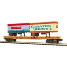 Atlas 3002599 Strates Shows Flatcar w/Two 20' Trailers #66