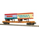 Atlas 3002599 Strates Shows Flatcar w/Two 20' Trailers #66